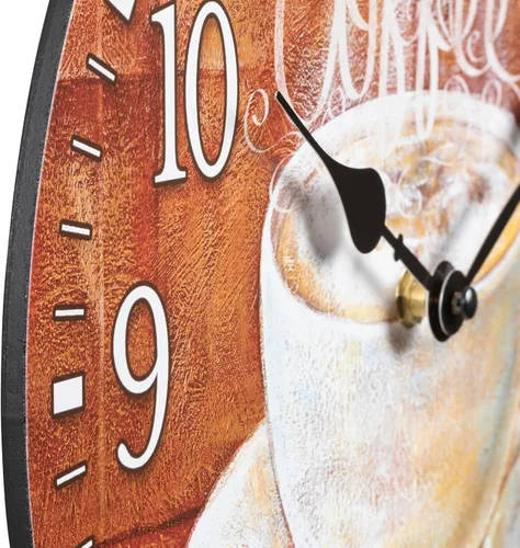 Vista 3 de La Crosse Clock 404-2631C-INT Reloj de pared analógico de cuarzo redondo de 12 pulgadas