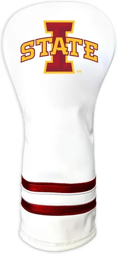 Vista 42 de Team Golf NCAA Funda para Cabeza de Palo de Golf Fairway Vintage Blanca, Diseño que se Ajusta a la Forma, Diseño Retro