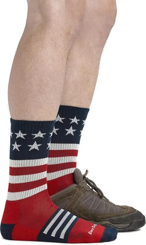 Vista 4 de Darn Tough Captain Stripe Micro Crew - Calcetines ligeros con cojín, para hombre