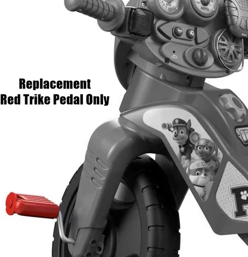 Vista 3 de Fisher-Price Pieza de repuesto Paw Patrol Lights and Sounds Trike Push and Pedal Ride-On Triciclo para niños pequeños - DWR65 ~ Pedal de triciclo