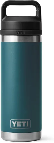 Vista 12 de YETI Rambler Botella de 18 oz, aislada al vacío, de acero inoxidable con tapa Chug, negro