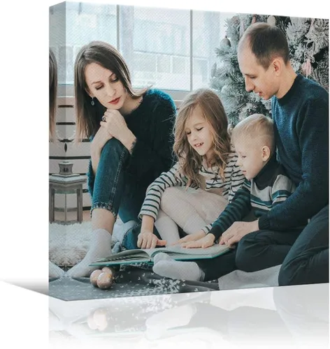 Vista 9 de Lienzo decorativo para pared personalizado con tus fotos, imágenes personalizadas a lienzo para sala de estar, dormitorio (8 x 10 pulgadas)