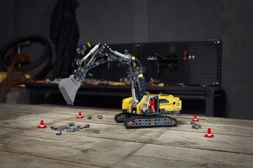 Vista 7 de LEGO Technic 42121 - Kit de construcción de juguetes para excavadora de servicio pesado; un regalo genial de cumpleaños o en cualquier momento