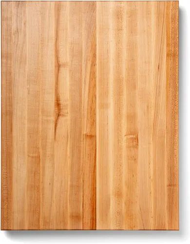 Vista 15 de John Boos Serie RA-Board Tabla de Cortar Rectangular de Madera de Arce 18"x12" – 2.25" de Grosor, Bloque de Carnicero Reversible de 15 lb con Veta