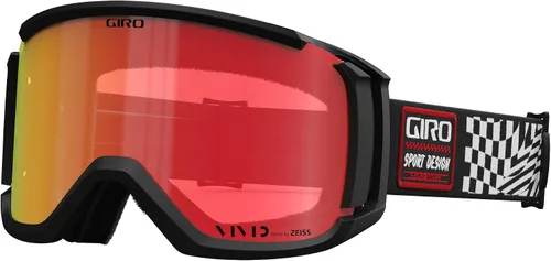 Vista 32 de Giro Revolt Gafas de esquí – Gafas de snowboard para hombres, mujeres y jóvenes con 1 lente VIVID y 1 transparente – Antivaho – OTG