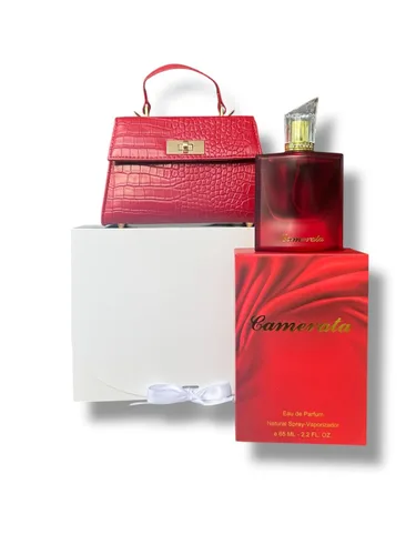 Vista 5 de CAMERATA D'LUJO ESTUCHE DE REGALO (PERFUME+CARTERA) (Cartera Blanca/Blanco Puro)