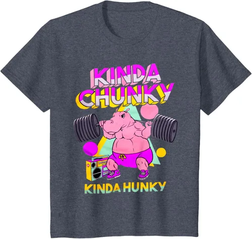 Vista 88 de Kinda Chunky Kinda Hunky, camiseta de gimnasio para culturismo, Negro