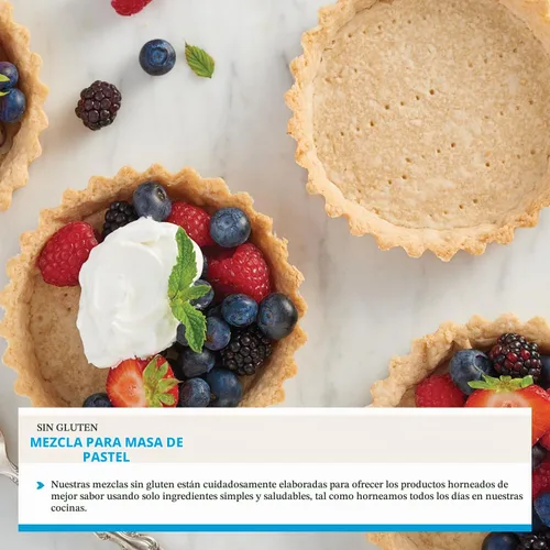Vista 7 de King Arthur Harina sin gluten, mezcla para masa de tarta, el embalaje puede variar, 14 oz
