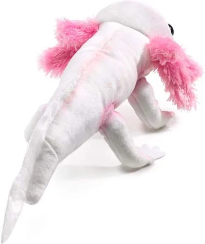 Vista 4 de Folkmanis Axolotl de 36 meses a 999 meses, Blanco, Rosa
