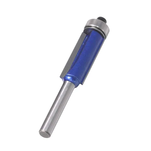 Vista 7 de Wolfride Juego de 4 brocas de enrutador de corte a ras 1/4 pulg. con cojinete superior Broca de enrutador de corte a ras con cojinete superior