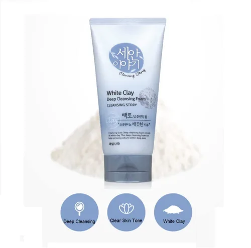 Vista 2 de Kwailnara Cleansing Story - Limpieza de espuma profunda facial natural, arcilla blanca