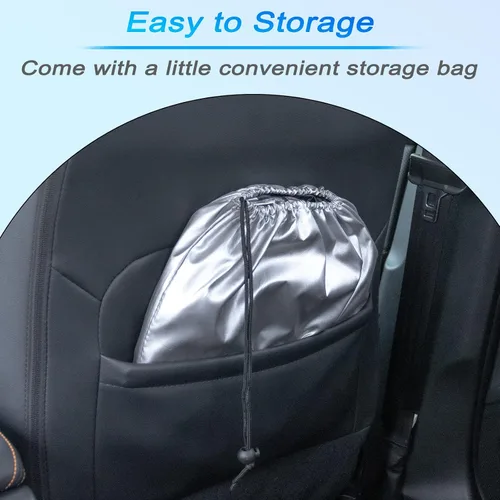 Vista 6 de Parasol a medida para parabrisas compatible con Toyota 4Runner 2010-2022 2023 2024, accesorios, bloquea los rayos UV, protector de visera de sol