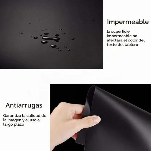 Vista 4 de Meking, telón de fondo mate de PVC para fotografía Negro