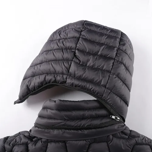 Vista 6 de QLZ Abrigo de plumón para niñas, chaqueta acolchada, 3-14 años, uso de doble cara, camuflaje