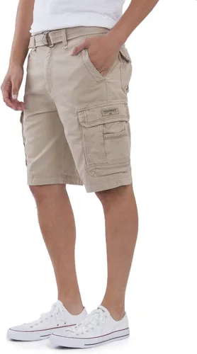 Vista 2 de Unionbay Survivor pantalones cortos de cargo con cinturón para hombre