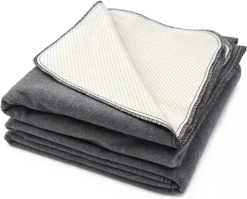 Vista 9 de Peepeego Paquete de 2 Almohadillas para Perros de 36x36 Lavables y Peine para Perros Gratis, Almohadillas Reutilizables para Cachorros con Absorción