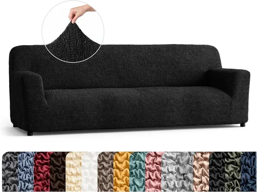 Vista 43 de PAULATO BY GA.I.CO. Funda para Silla - Funda para Sillón - Funda para Sillón - Funda de Tela Suave - Protector de Muebles Elegante de Ajuste Ceniza