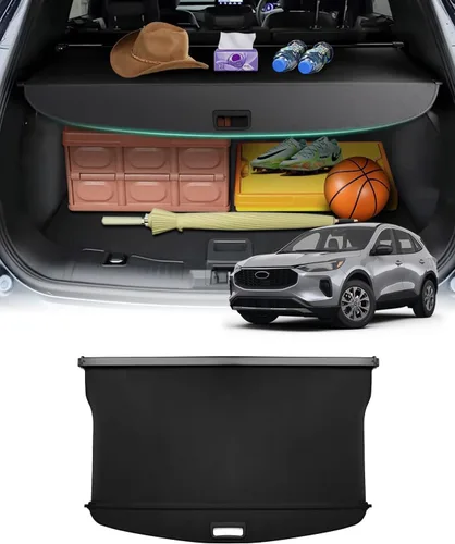 Vista 23 de Powerty Cubierta de carga para Volvo XC90 2016-2024 2025 Accesorios Cubierta de maletero retráctil Cubierta de blindaje de maletero Cubierta