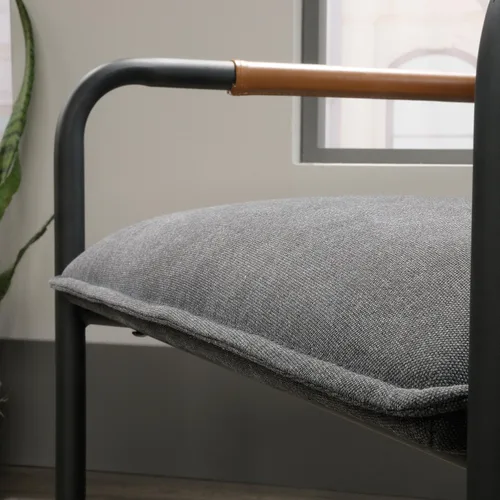 Vista 8 de Sauder Boulevard Cafe - Sillón de metal, acabado gris carbón