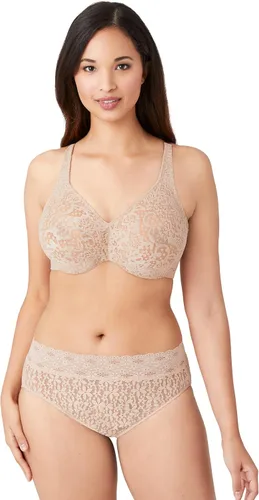 Vista 4 de Wacoal Brasier con aros de cobertura completa de encaje Halo para mujer