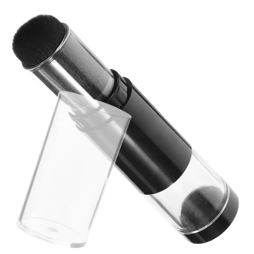 Vista 8 de Brocha retráctil para polvo de relieve, con frascos de botella de polvo sueltos recargables para herramienta aplicadora de tinte