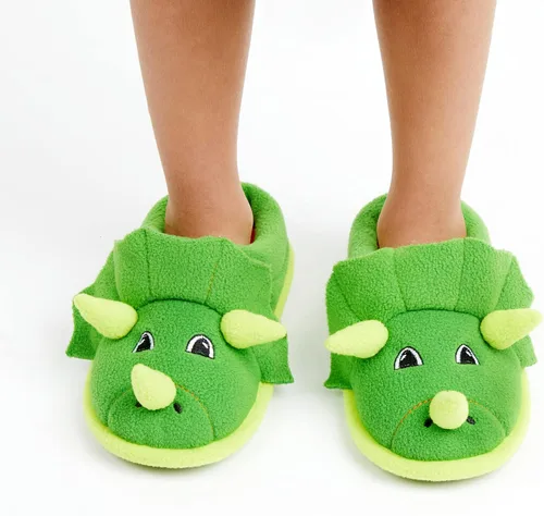 Vista 3 de Kids Toddlers Whimsical Animal Critter Washable Slipper
