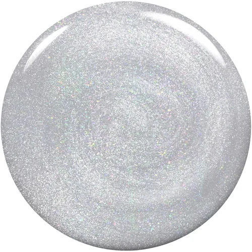 Vista 2 de essie Expressie FX - Esmalte de uñas vegano de secado rápido, capa superior con purpurina plateada, 0.33 onzas líquidas