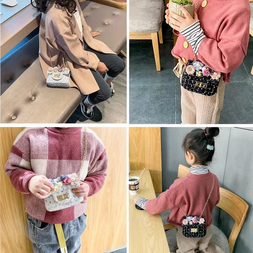 Vista 6 de Bolsos pequeños para niñas pequeñas, bolsos de bebé para niños pequeños