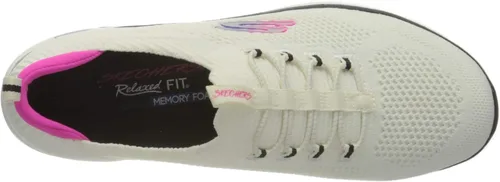 Vista 5 de Skechers Tenis Empire D'Lux Paradise Sky de ajuste relajado para mujer, Azul marinooro rosa