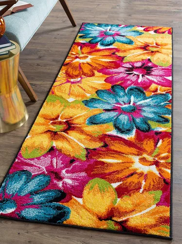 Vista 10 de Tayse Kadin - Alfombra con diseño de círculos, Polipropileno