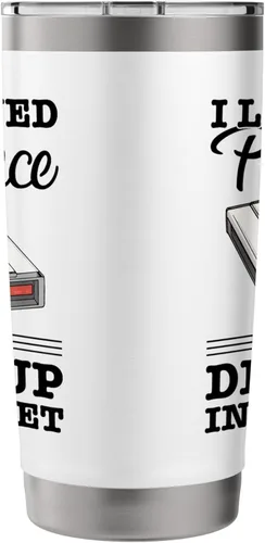 Vista 2 de 90s Nostalgia Retro 90s Dial Up Internet Vintage Stainless Steel Insulated Tumbler