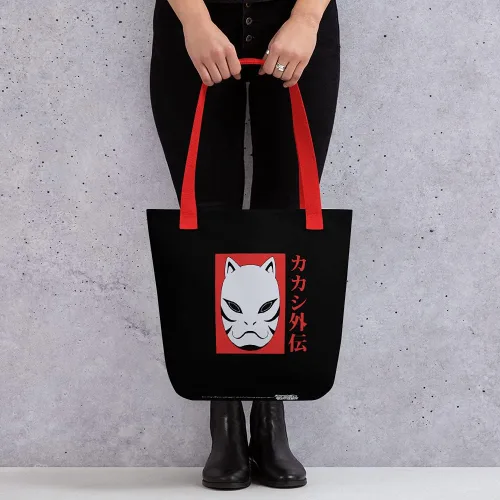 Vista 4 de Ripple Junction Naruto Shippuden Kakashi Story Bolsa de mano