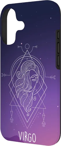 Vista 2 de Virgo Zodiac Signs Stern Horoscope Birthday Astrology Gift Case for iPhone 17