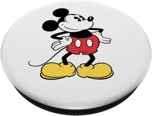 Vista 2 de Disney Mickey Mouse Manos en las caderas Pose PopSockets PopGrip: agarre intercambiable para teléfonos y tabletas