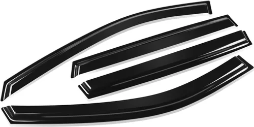 Vista 26 de Auto Dynasty 4 unidades de cinta en la visera de ventilación de ventana, deflector, protector de lluvia compatible con Nissan Maxima 2004-2008