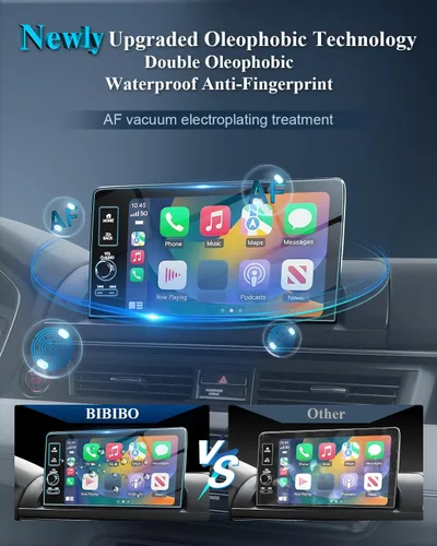 Vista 3 de BIBIBO Protector de pantalla para Honda Pilot 2023 2024 compatible con Honda Pilot 2023 2024 9 pulgadas HD 9H película protectora resistente a