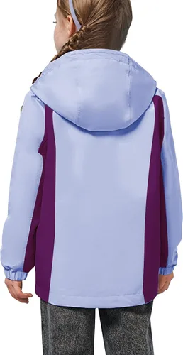 Vista 35 de Chaqueta de esquí impermeable para niñas, chaqueta de snowboard para exteriores, resistente al viento, con forro polar, abrigo de nieve cálido