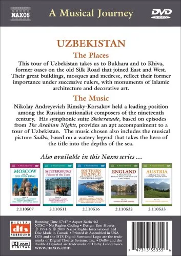 Vista 3 de Naxos Scenic Musical Journeys Uzbekistan A Musical Tour of the Country's Past and Present