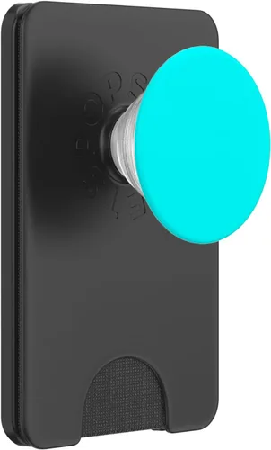 Vista 7 de PopSockets Agarre para teléfono con soporte expansible - Bright Aqua PopSockets intercambiable PopGrip