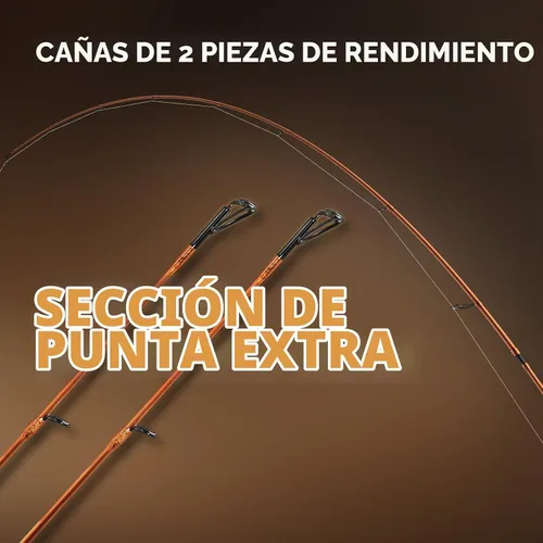 Vista 3 de KastKing Lethal Blaze - Combo de caña de pescar y carrete de doble punta, combo de spinning y baitcaster, diseño de patrón de llama, caña de grafito