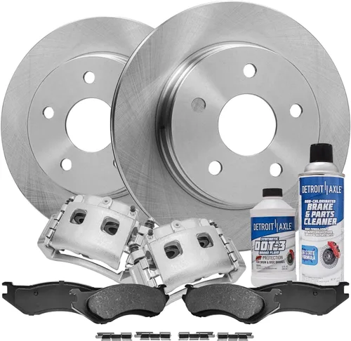 Vista 81 de Detroit Axle - 4 rotores de freno para Ford 1994-2004 Mustang, rotores de freno de disco delanteros y traseros 1995 1996 1997 1998 1999 2000 2001