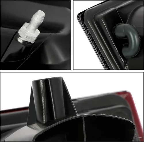 Vista 5 de HECASA Luces traseras compatibles con Ford Explorer 2006-2010, de repuesto para 6L2Z13405CA FO2818140 6L2Z13404CA FO2819140 luces traseras halógenas