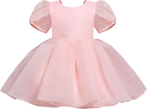 Vista 3 de Reokoou Princess Set Girl First Dress Princess Crowns Green Gown Pink Lace Dress Party Play Juguetes De Princesas