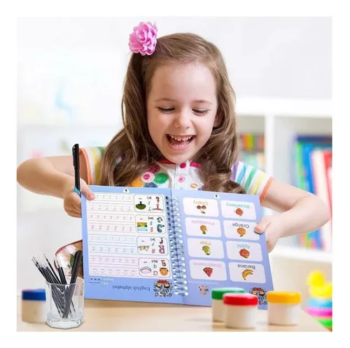 Vista 3 de Libro Cuaderno reutilizable niños