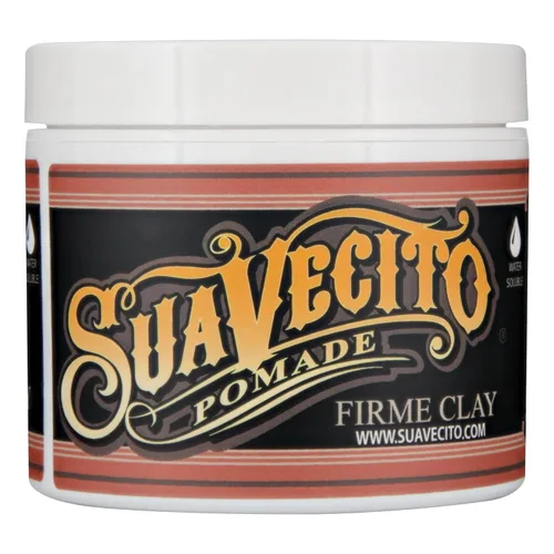 Vista 6 de Suavecito Pomade - Arcilla firme para hombre, fijación fuerte, acabado mate de bajo brillo, arcilla profesional para peinar el cabello para mayor