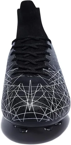 Vista 3 de Tacos de fútbol profesionales para hombre, zapatos de entrenamiento con picos altos, transpirables, atléticos, botas de fútbol para exteriores e
