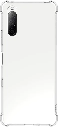 Vista 5 de USTIYA Caso para Sony Xperia 10 III Clear TPU cuatro esquinas cubierta protectora transparente suave funda