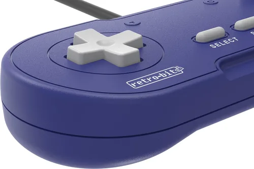 Vista 5 de Retro-Bit Legacy GC - Controlador con cable - para Gamecube y Wii - índigo