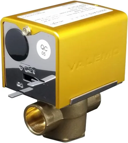 Vista 15 de V3417-A1S Válvula de zona motorizada, 3 vías, 1" sudor, normalmente cerrada, 24 VAC, con interruptor final
