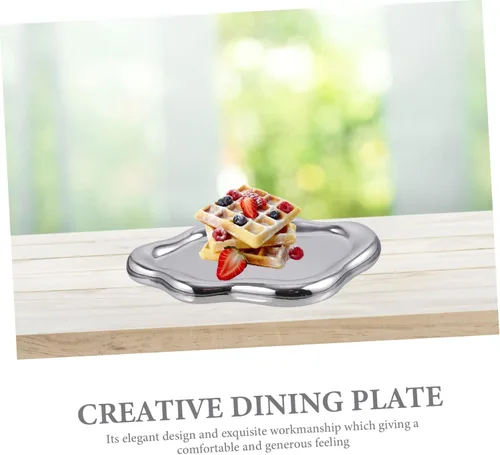 Vista 6 de USHOBE Irregular Ceramic Plate Wedding Decorations Ceramic Jewelry Holder Ceramic Ring Holder Earrings Necklaces Organizer Large Capacity Trinket